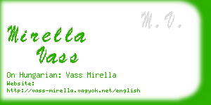 mirella vass business card